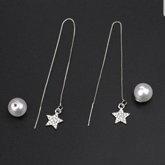 *Tova* Star and Pearl earrings - Picture 3 of 5